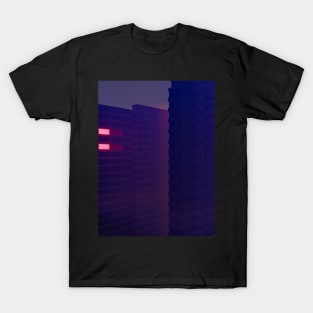 Buildings Surrounded by Mist T-Shirt